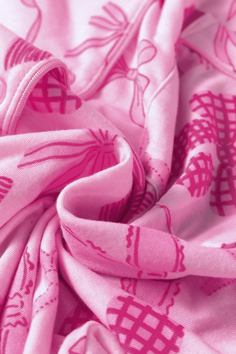 Pink Bow PJ Set