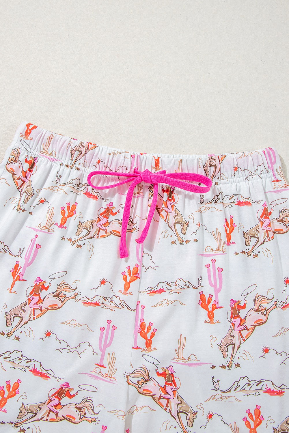 Cowgirl Print PJ set