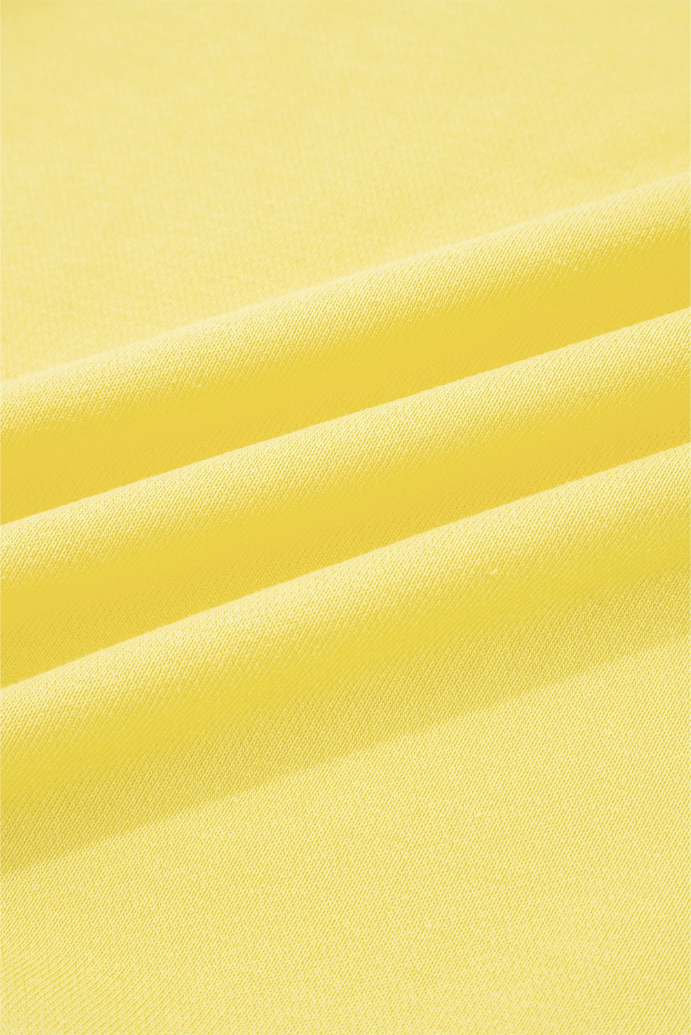 Yellow Pullover Wide Leg Pants Set