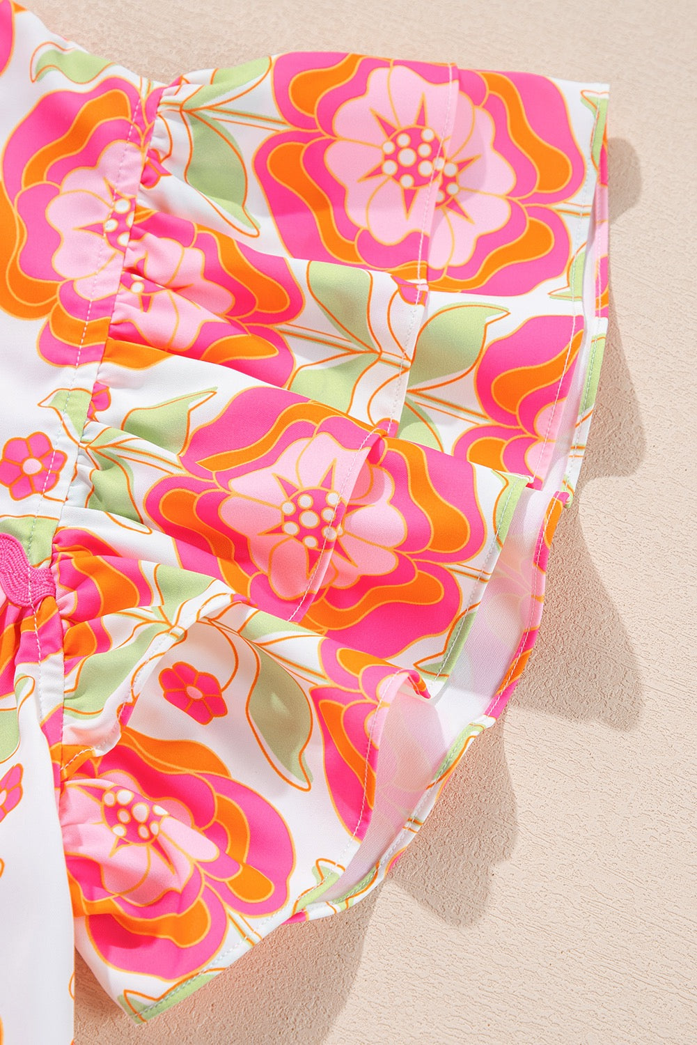 Floral Blouse Ric Rac Trim