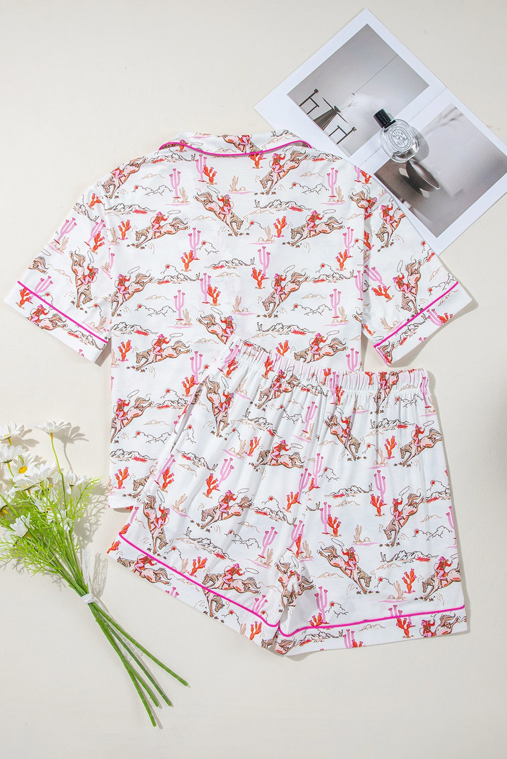 Cowgirl Print PJ set
