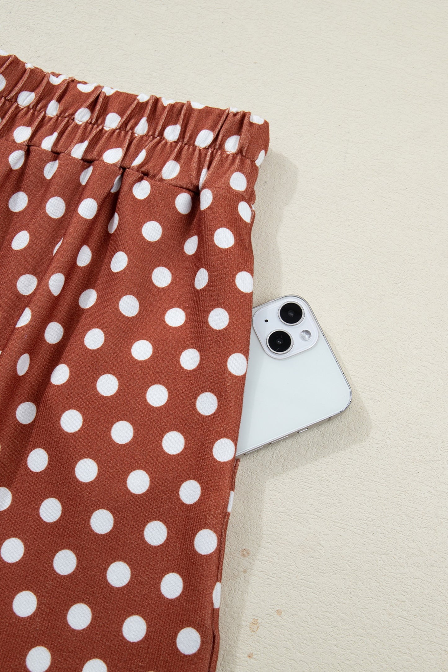 Brown Polka Dot Set