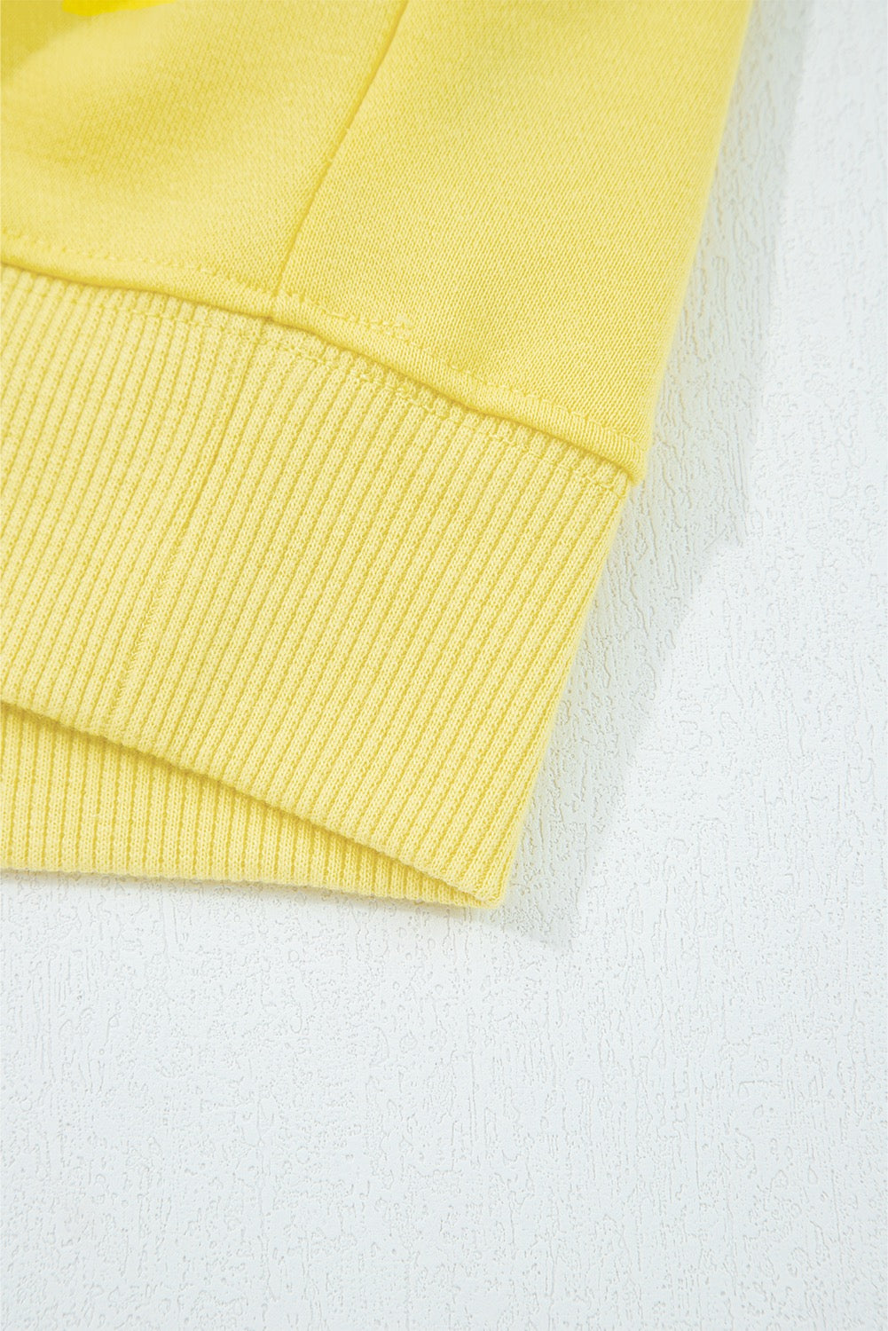 Yellow Pullover Wide Leg Pants Set