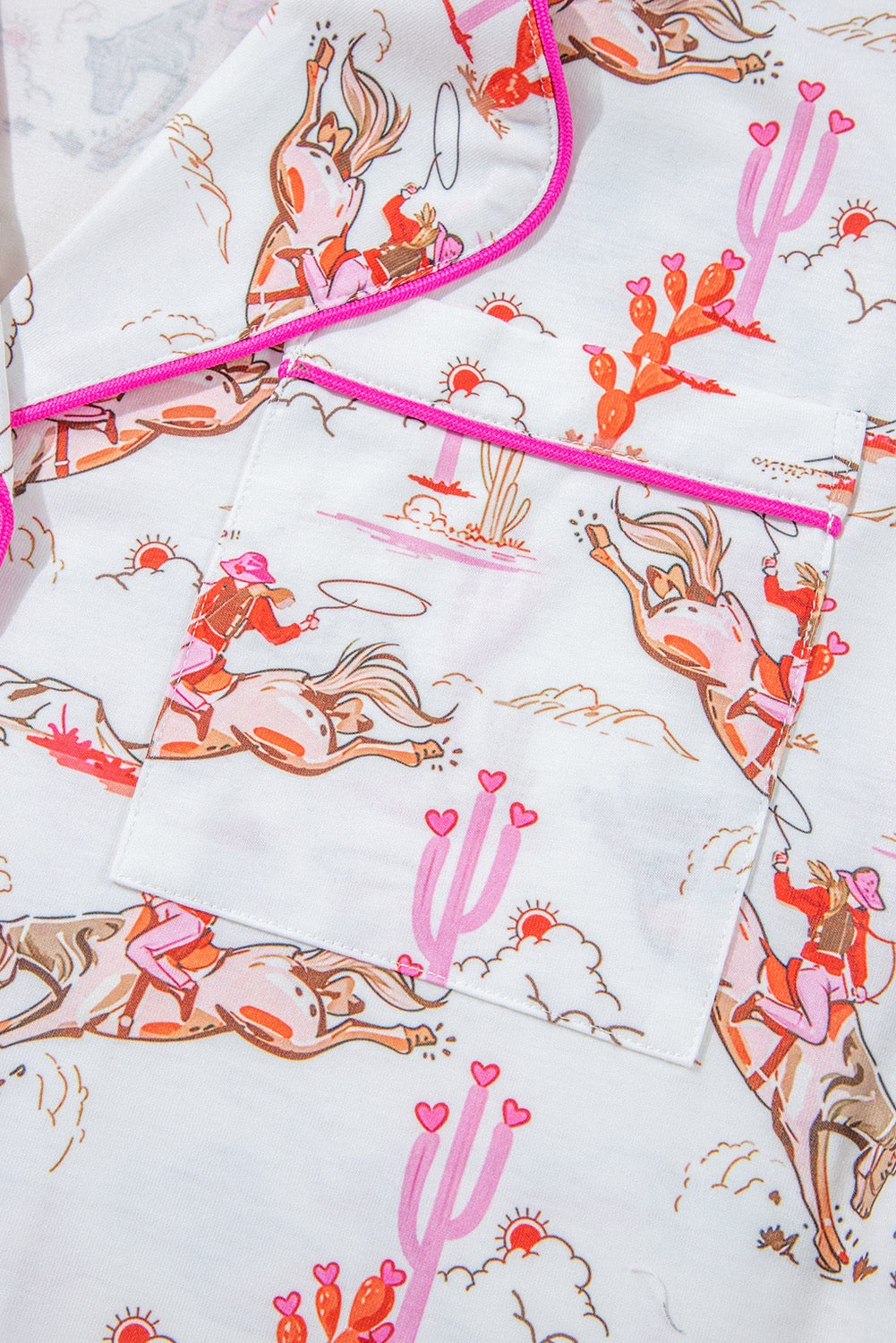 Cowgirl Print PJ set