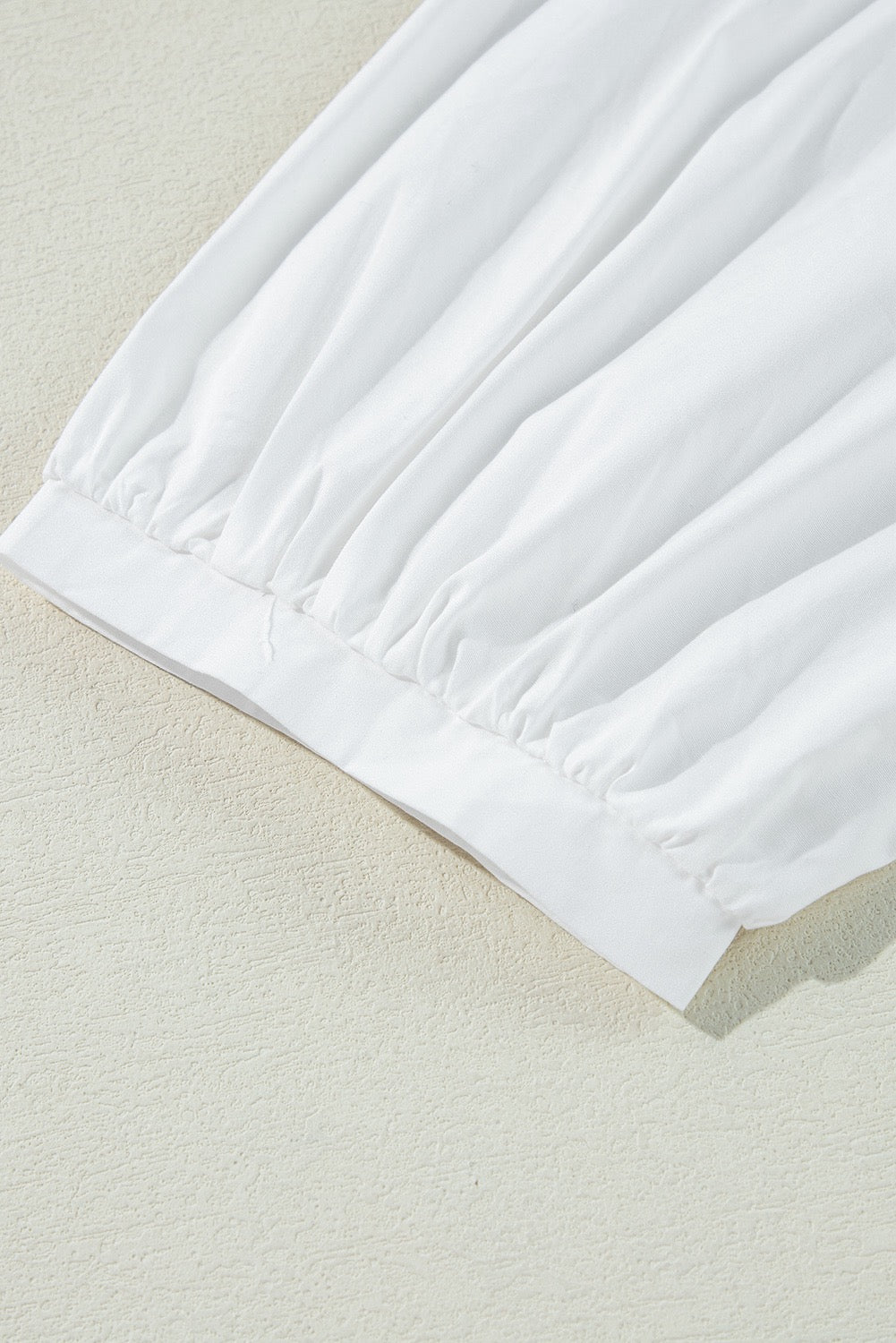 Back Bow Detail White Top
