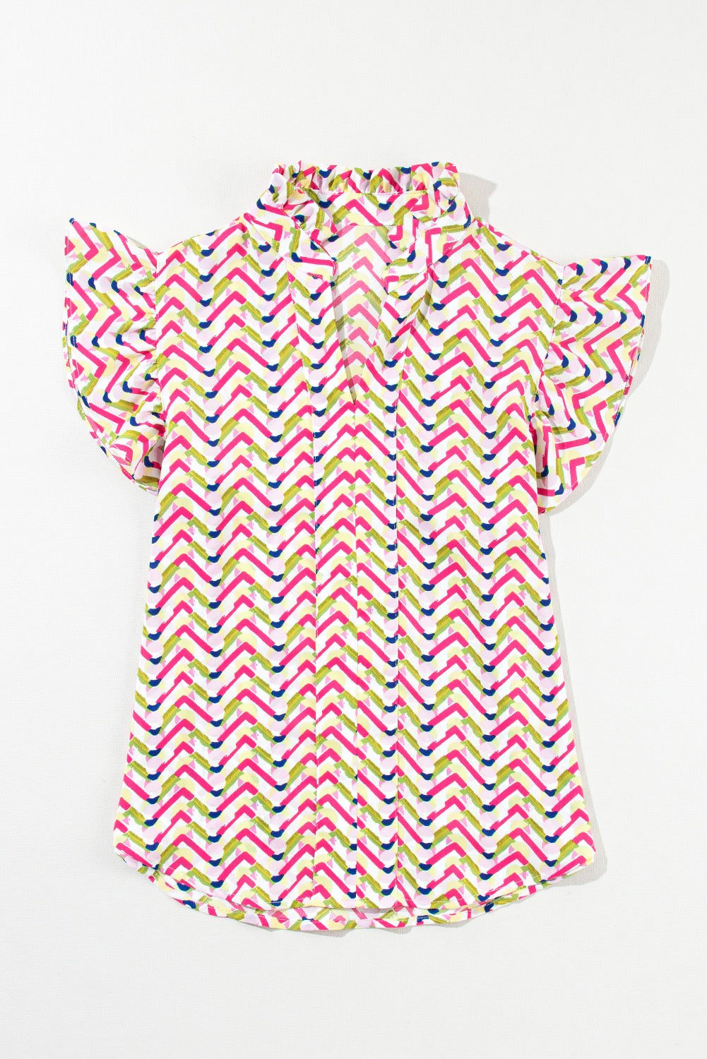 Chevron Print Blouse