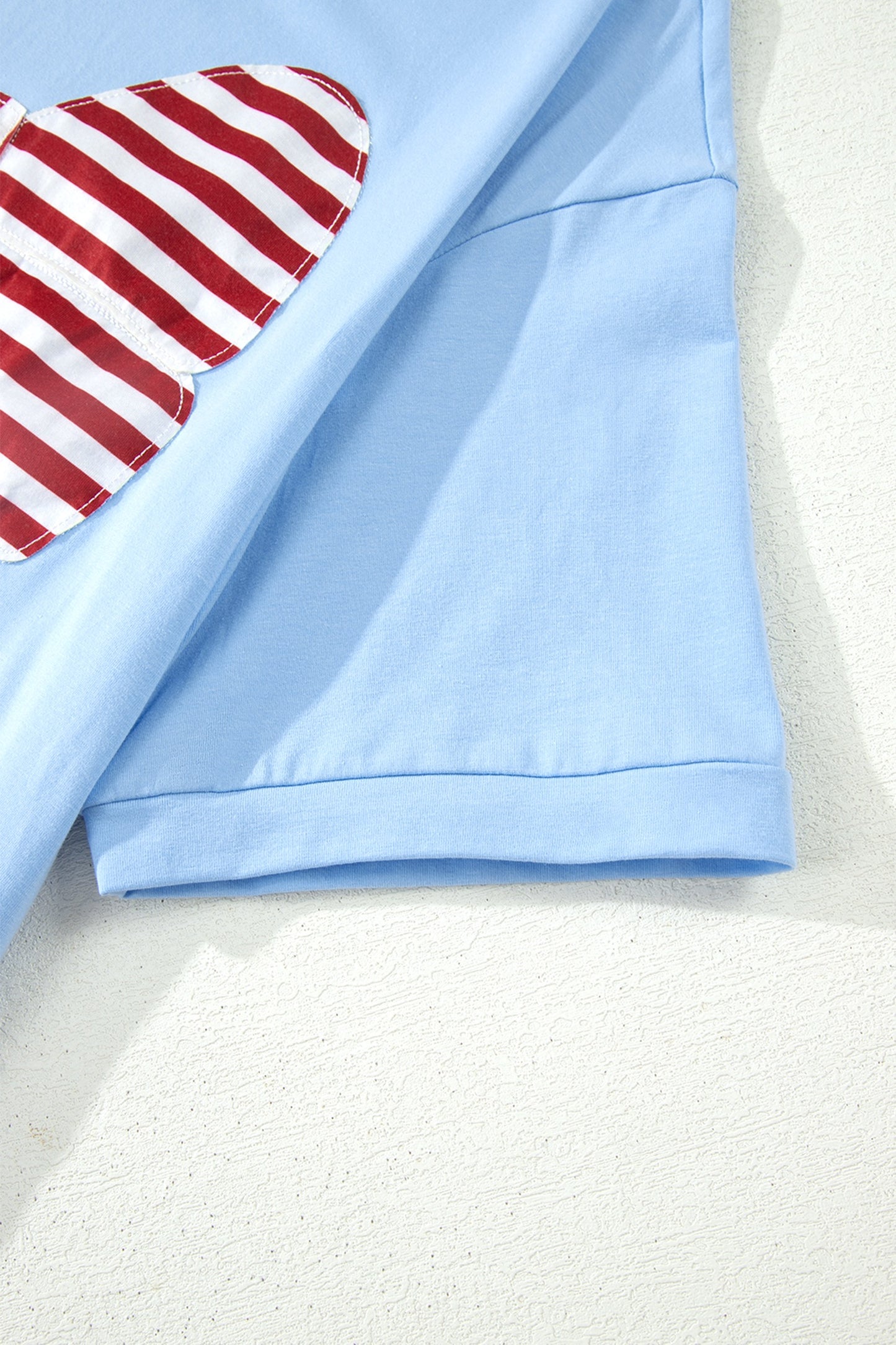 Patriotic Big Bow Stitched Shift Dress
