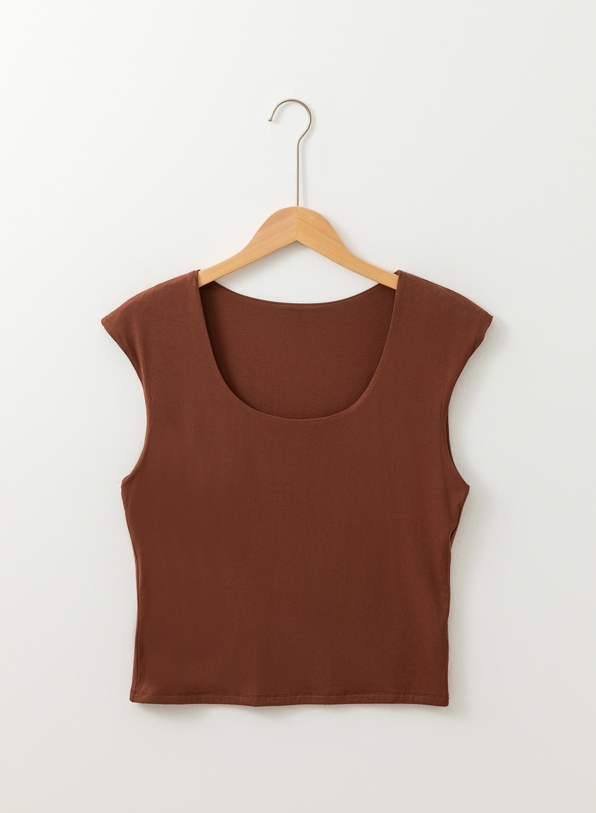 Slim Fit Coffee Colored Tank