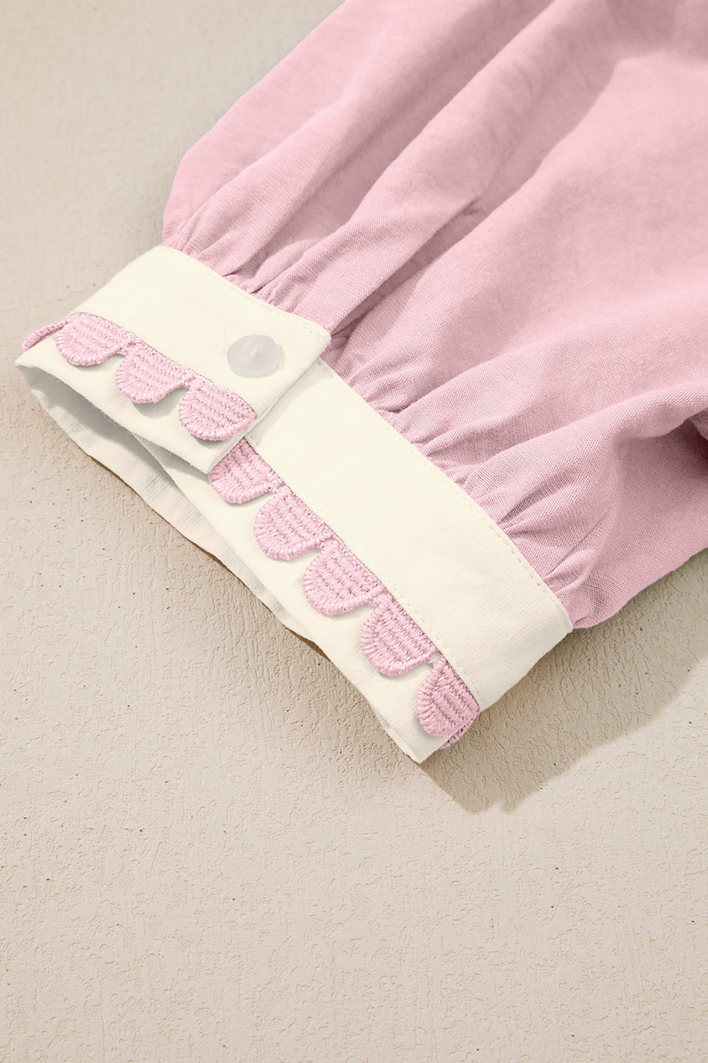 Pink Scallop Dress