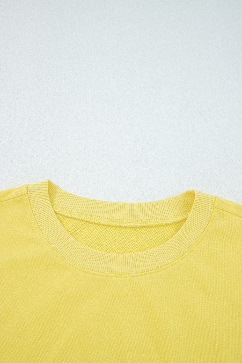 Yellow Pullover Wide Leg Pants Set