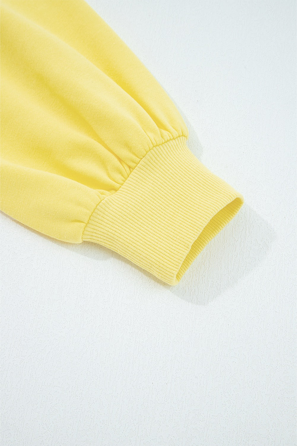 Yellow Pullover Wide Leg Pants Set
