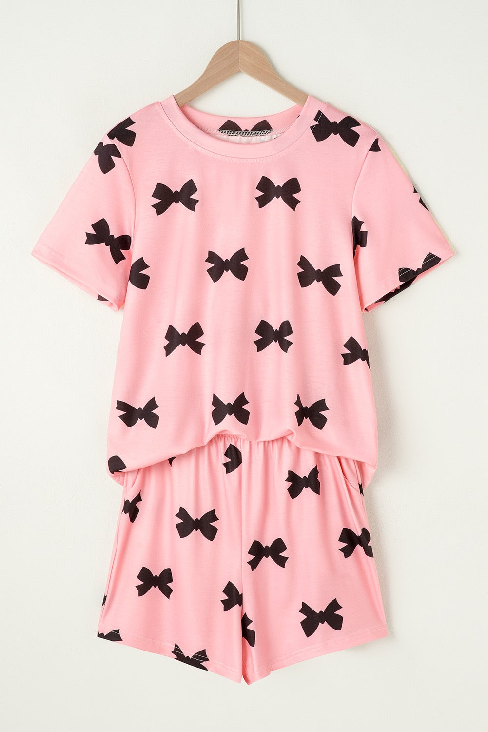 Pink Bow Lounge Set
