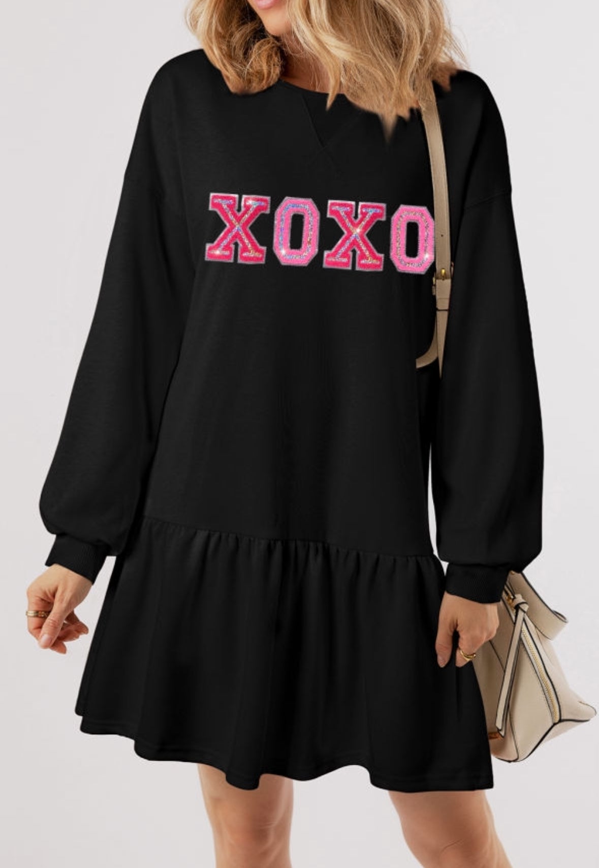 XOXO Sweatshirt Dress