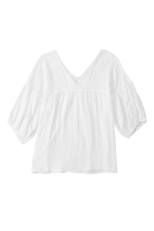 White Babydoll Blouse