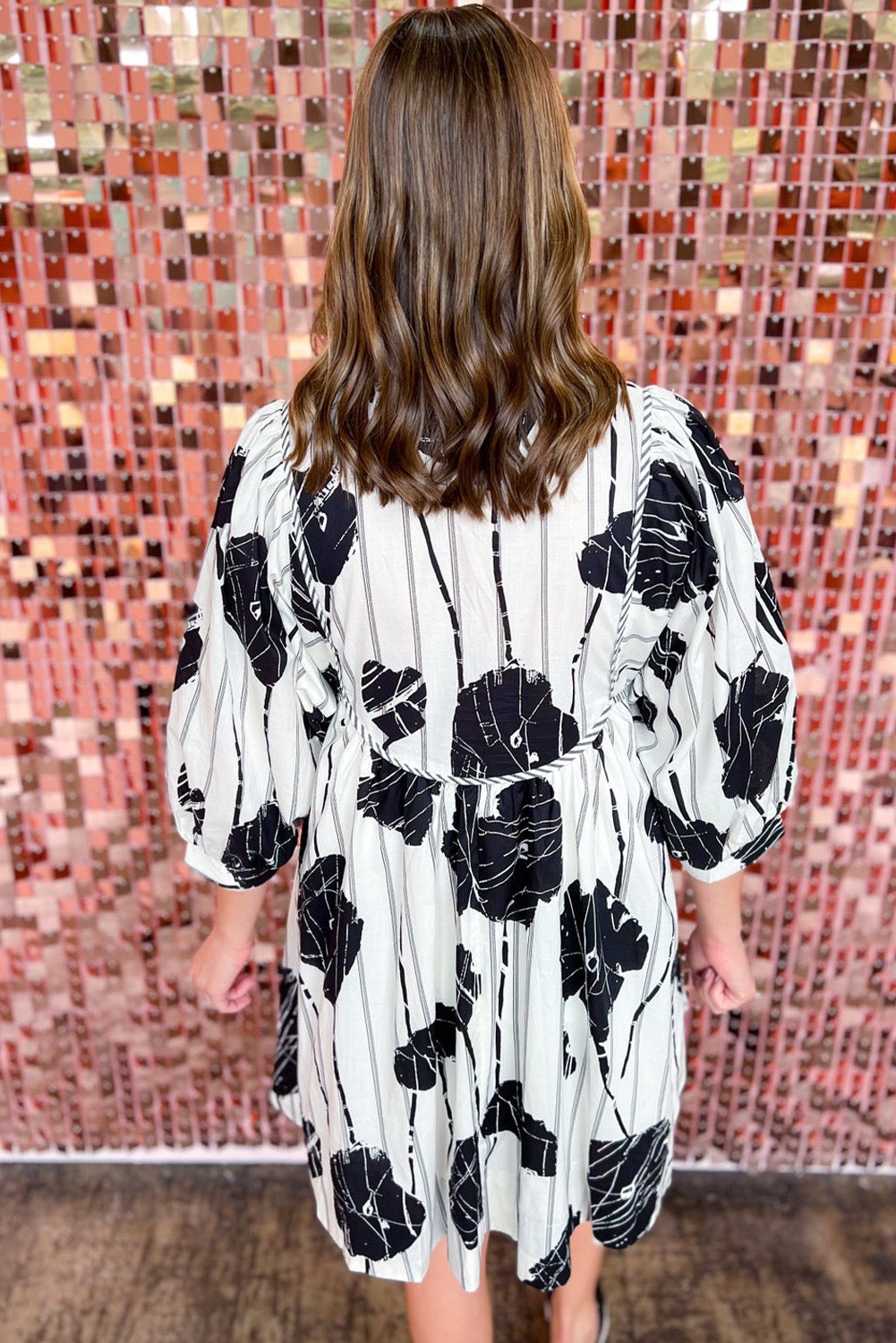 Black Floral Dress