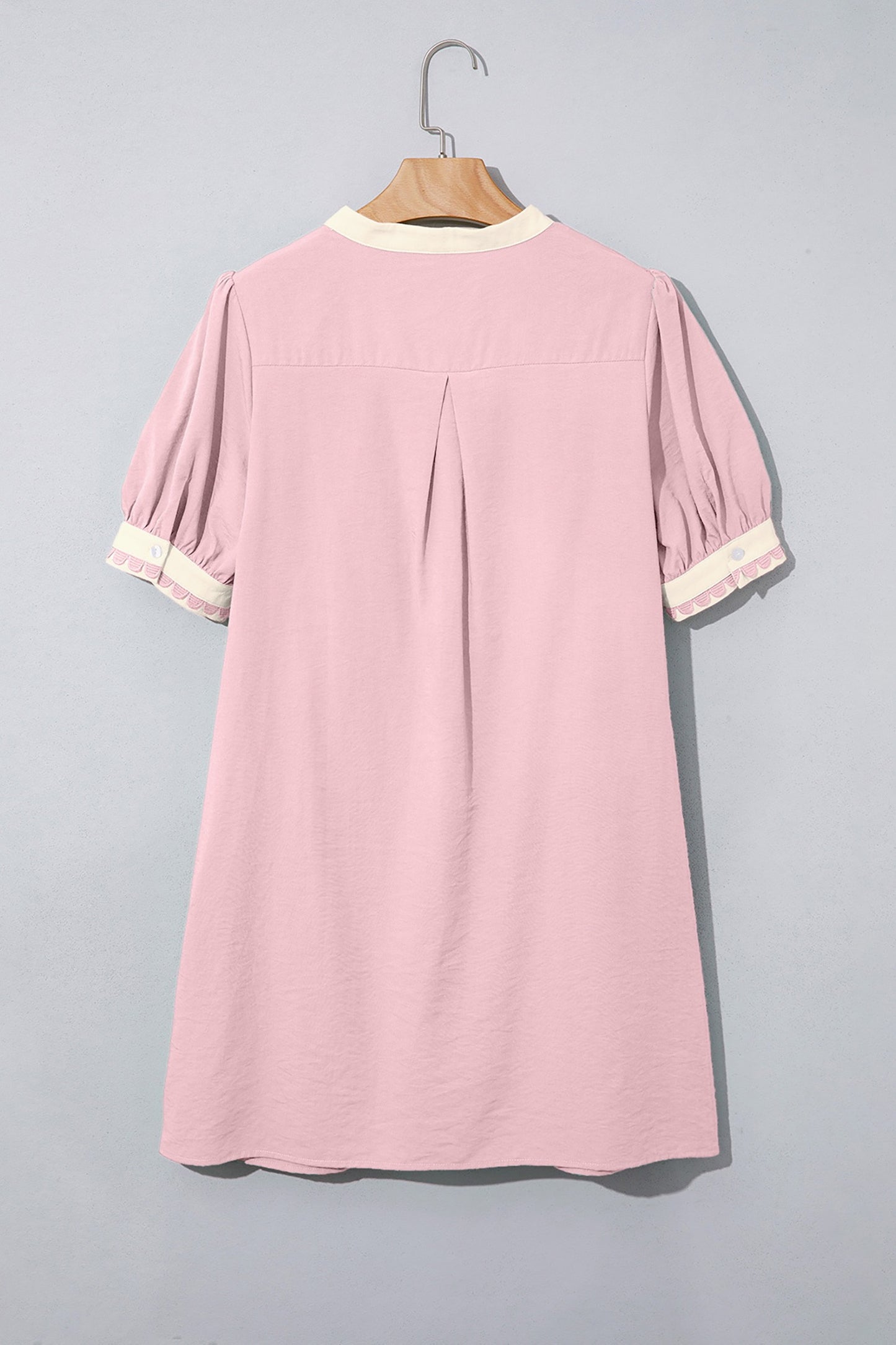 Pink Scallop Dress