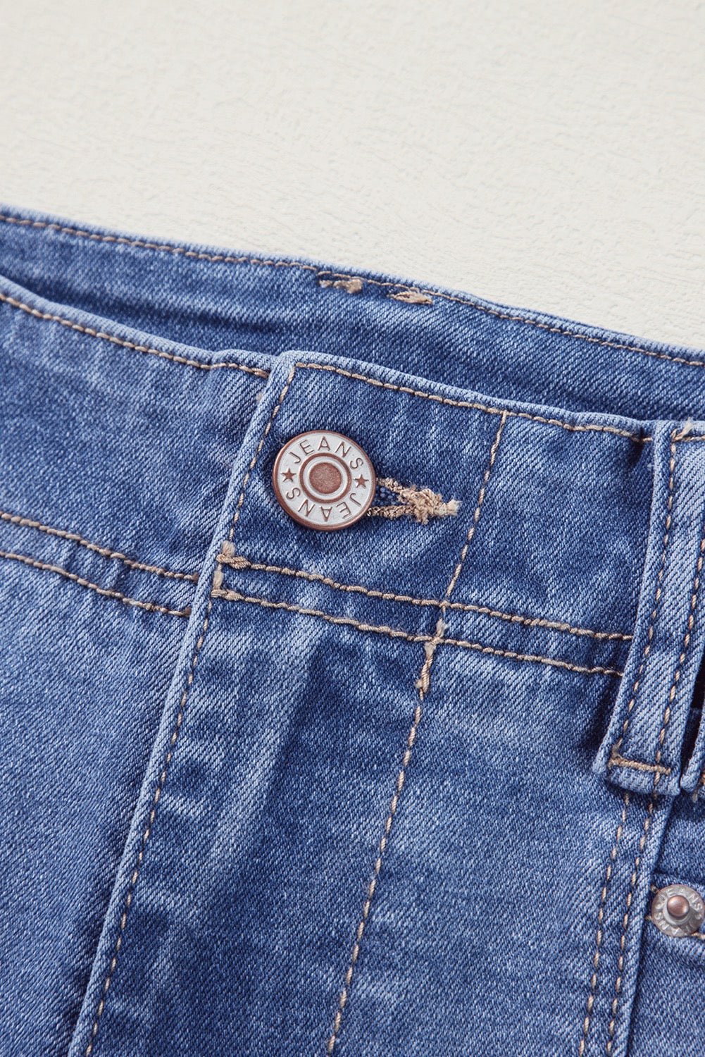 High Waist, Loose Fit, Straight Leg Cropped Jeans