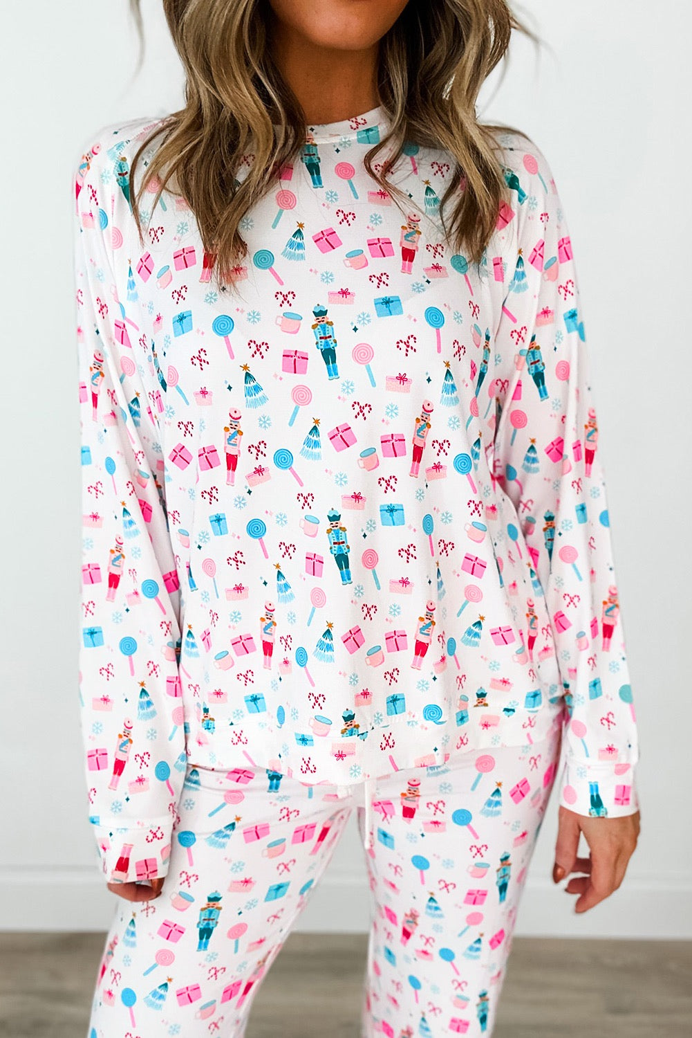 White Nutcracker Pajama Set