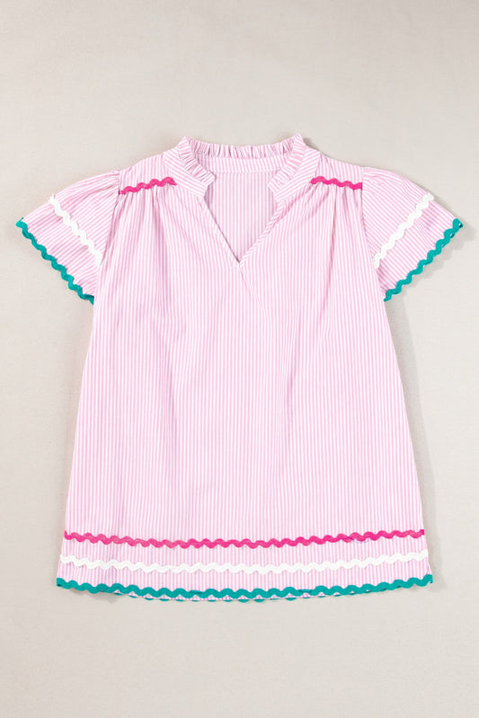 Pink Ric Rac Blouse
