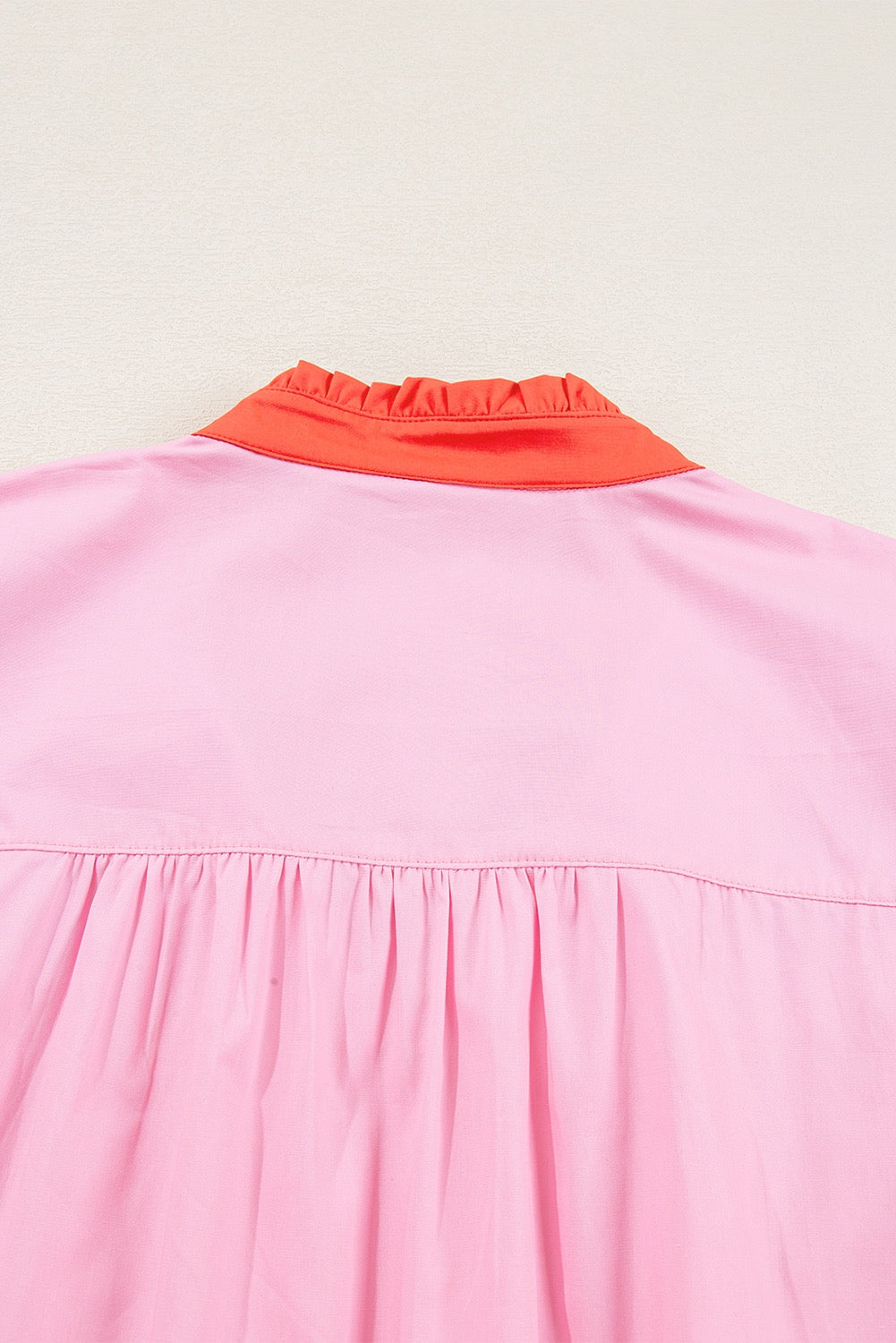 Pink Floral Babydoll Blouse