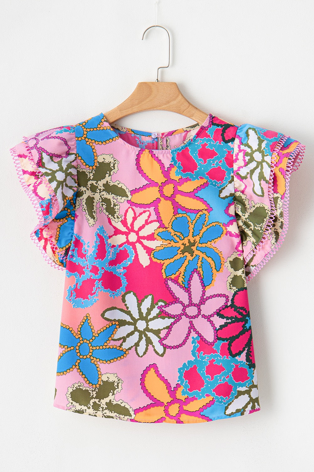 Multicolor Floral Print Blouse