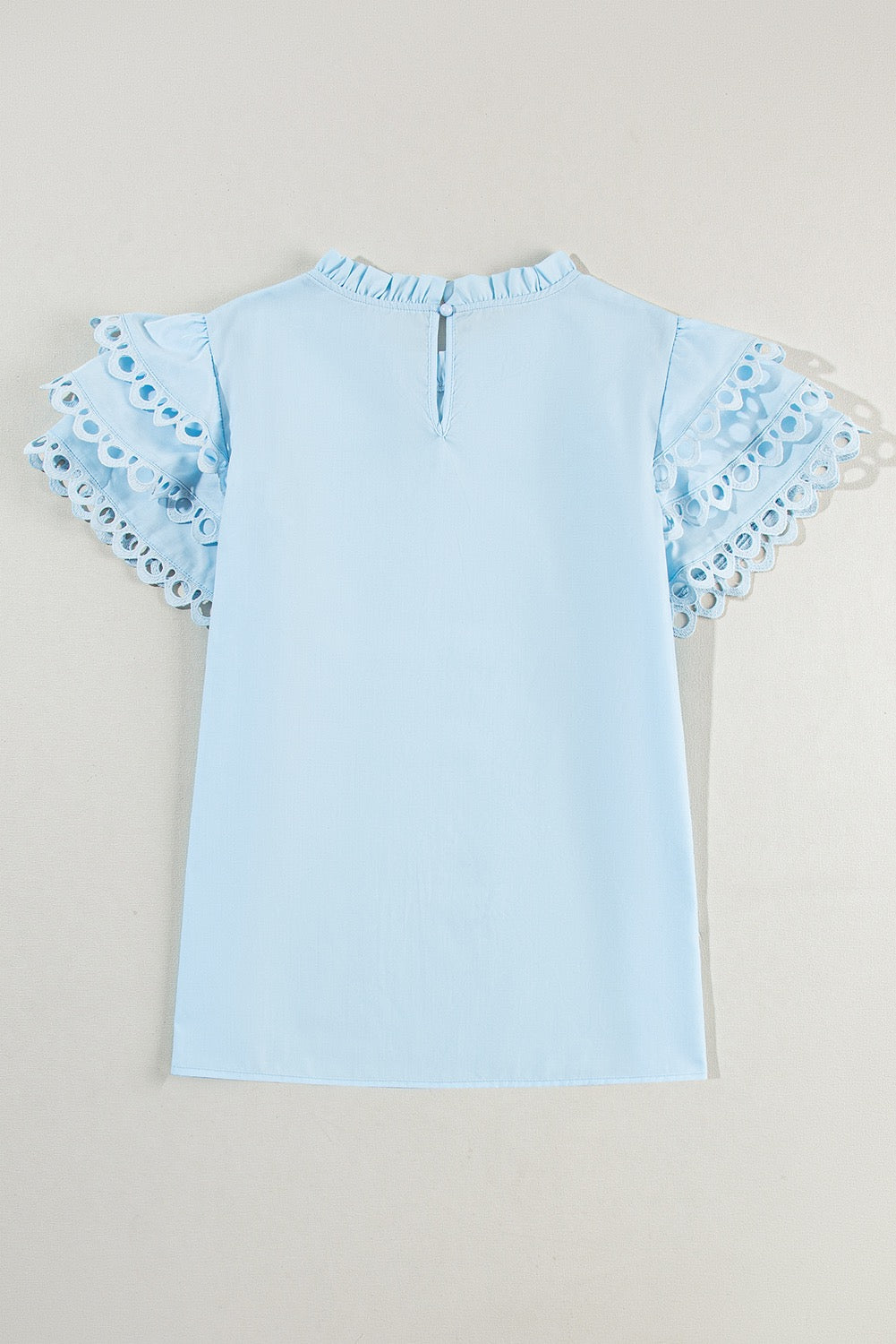 Blue Ric Rak Cap Sleeve Blouse