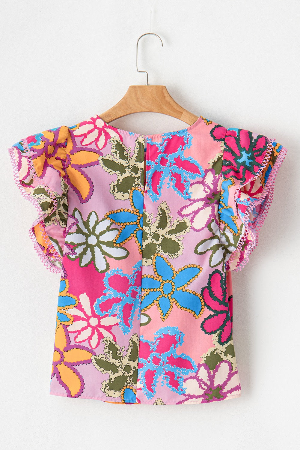 Multicolor Floral Print Blouse