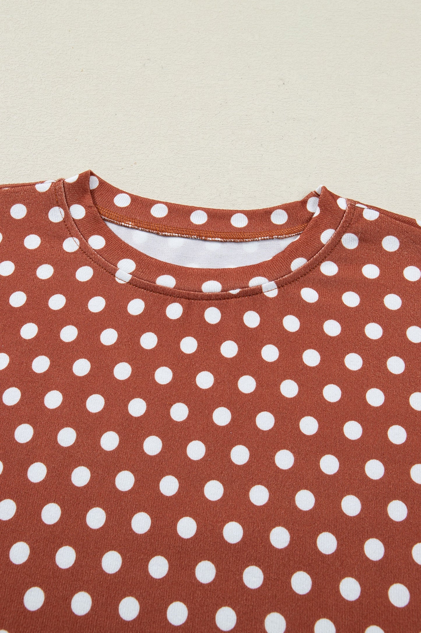 Brown Polka Dot Set