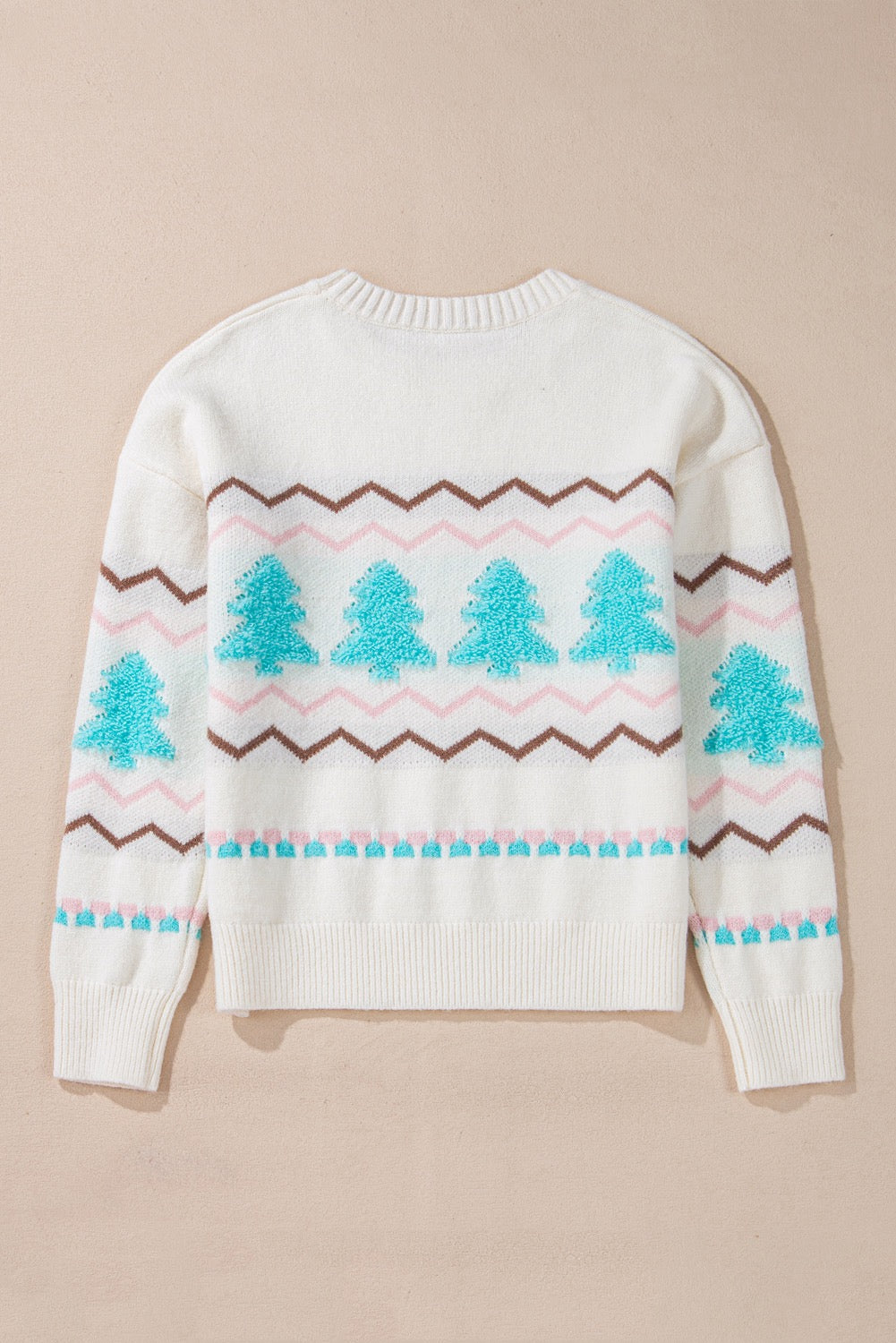 White Christmas Tree Sweater