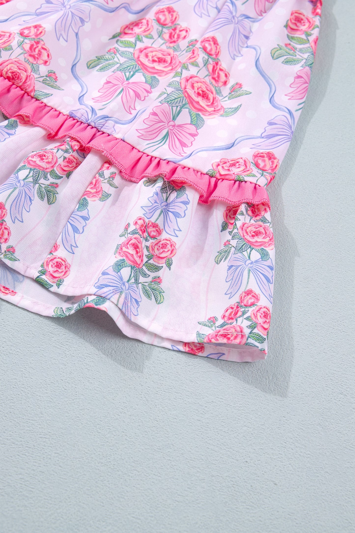 Tiered Ruffled Sleeveless Summer Dress