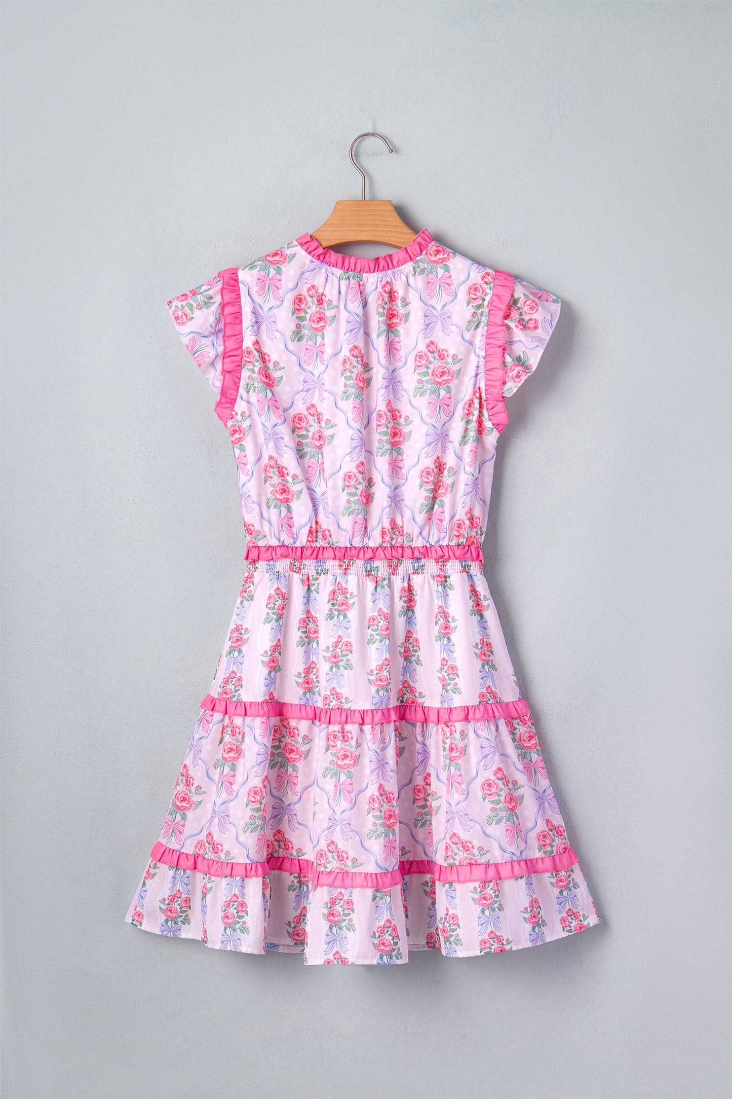 Tiered Ruffled Sleeveless Summer Dress