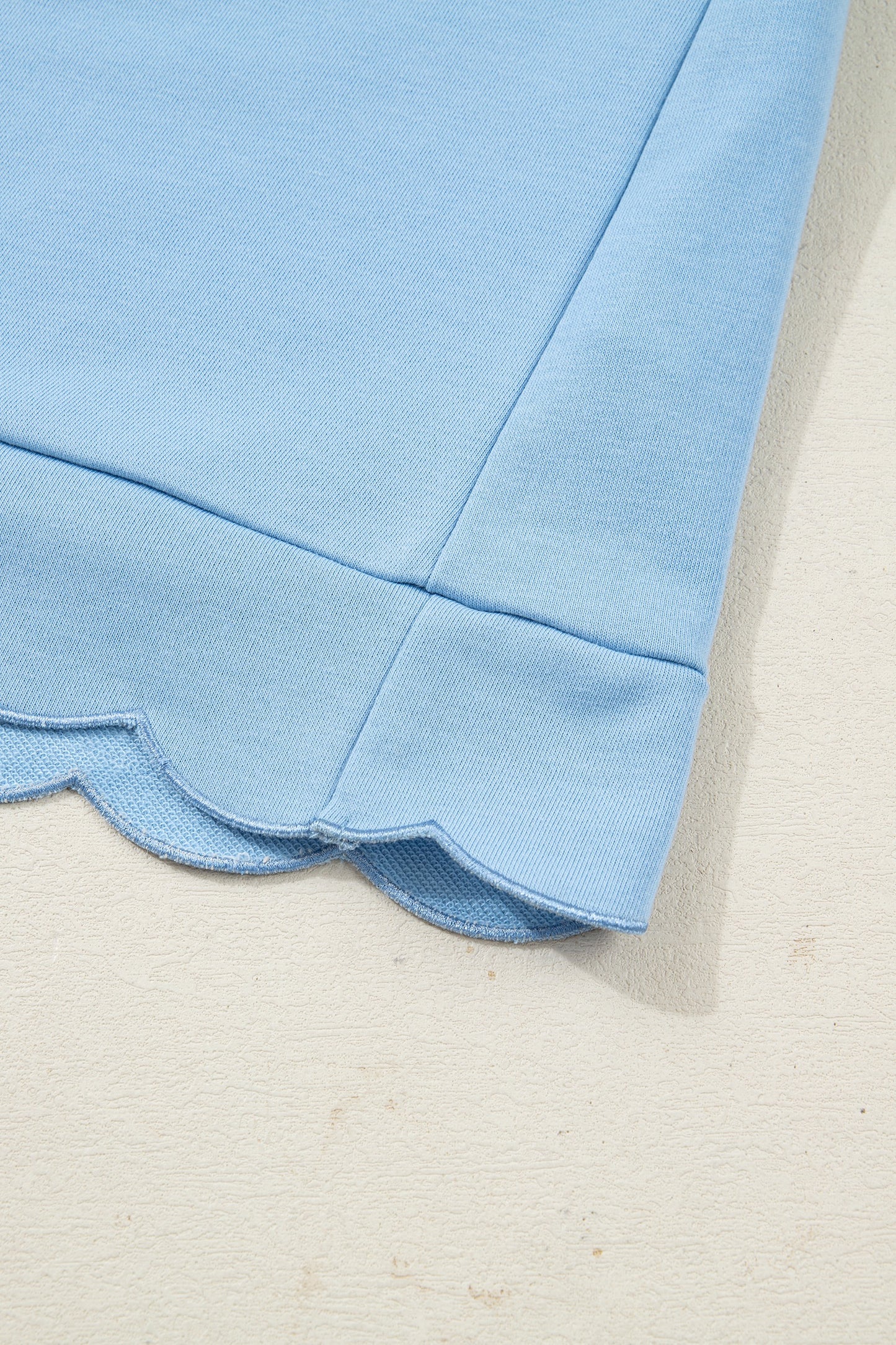Blue Scalloped Dress