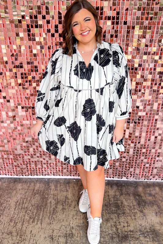 Black Floral Dress