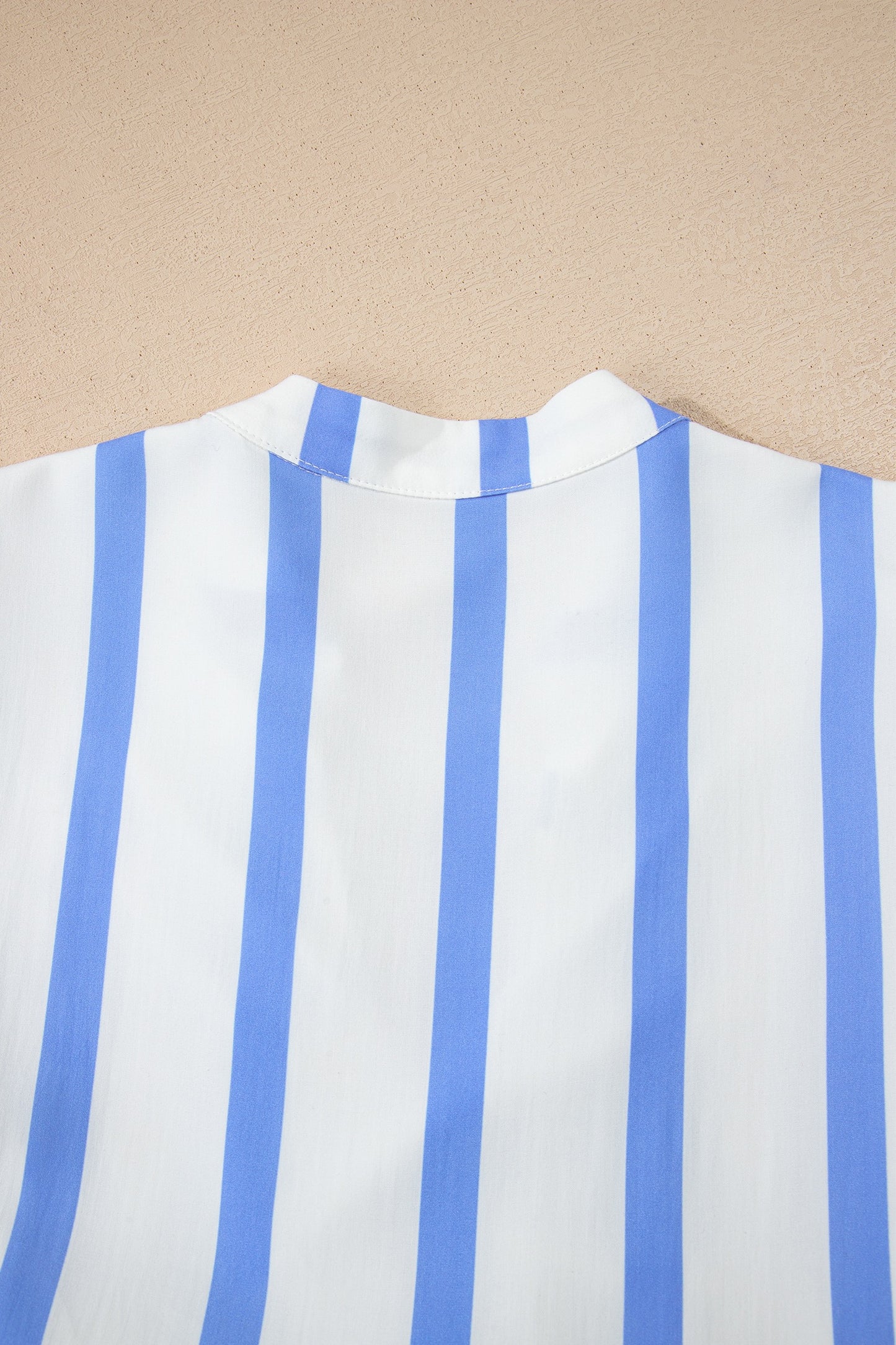 Blue Stripe Ricrac Trim Maxi