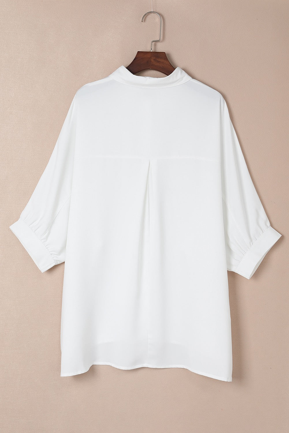 3/4 Sleeve Oversize Shirt