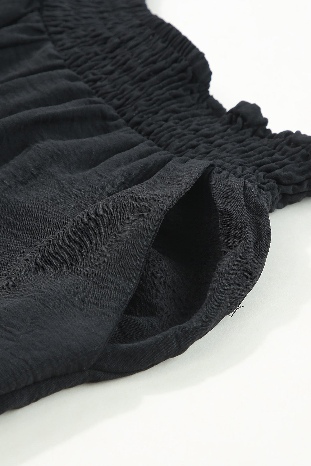Black Peplum Top and Pant Set