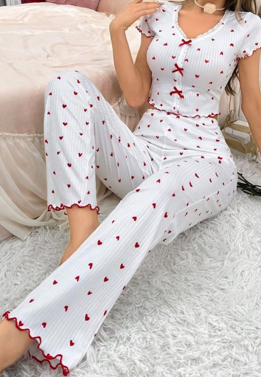 2 Piece Valentine PJ Set