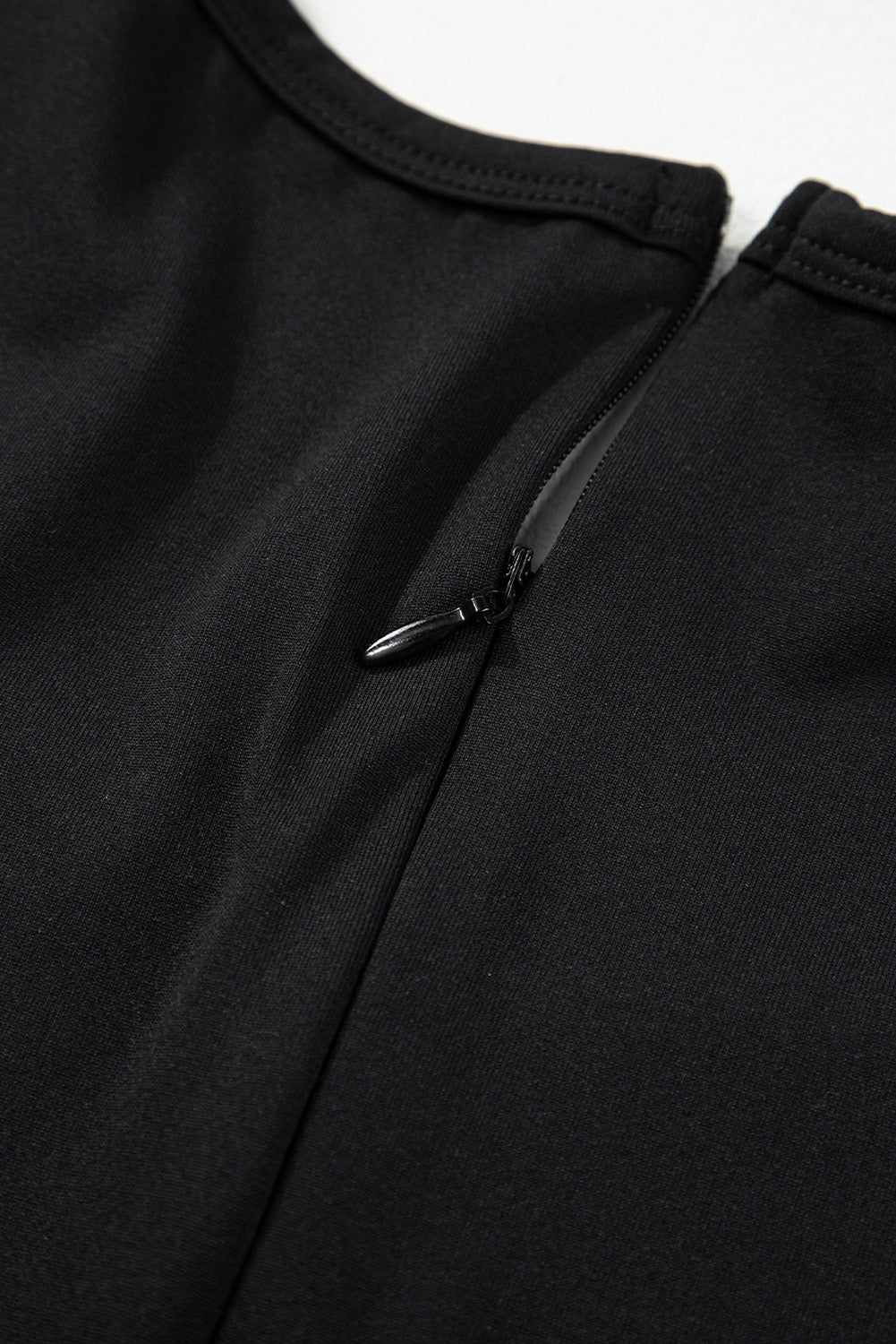 Black Athleisure Jumpsuit