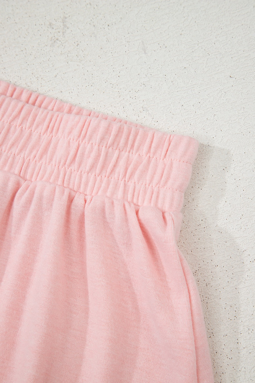 Light Pink 3 Pcs Crop Tank Top Shorts with Cardigan Lounge Set