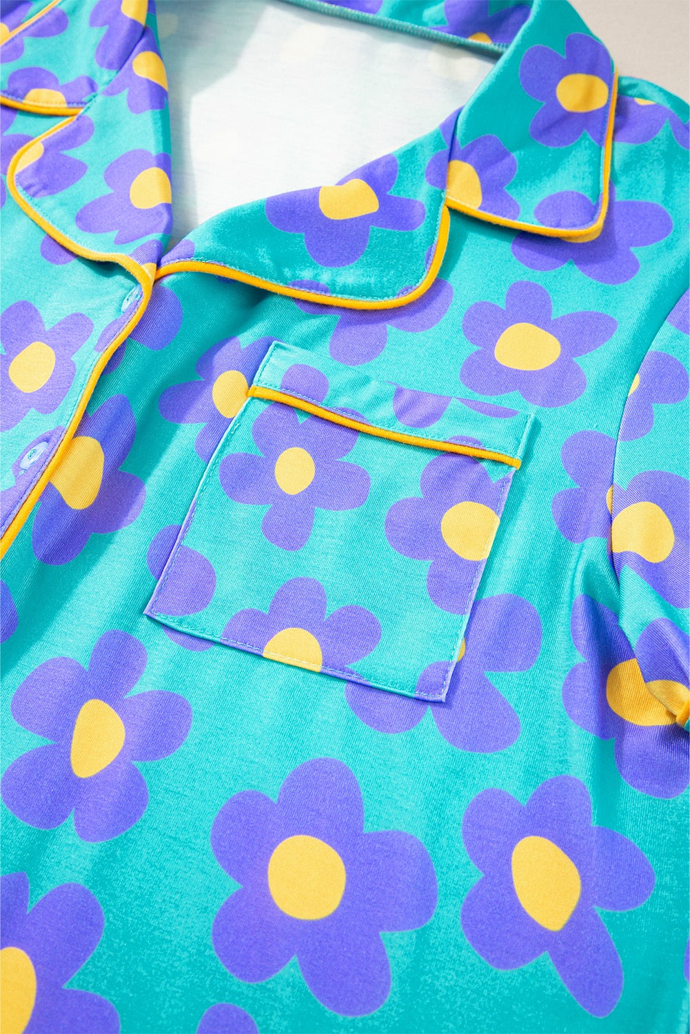 Flower Print PJ Set