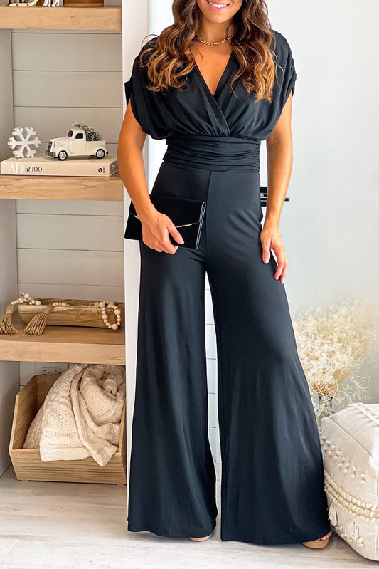 Black Doleman Sleeve Jumpsuit