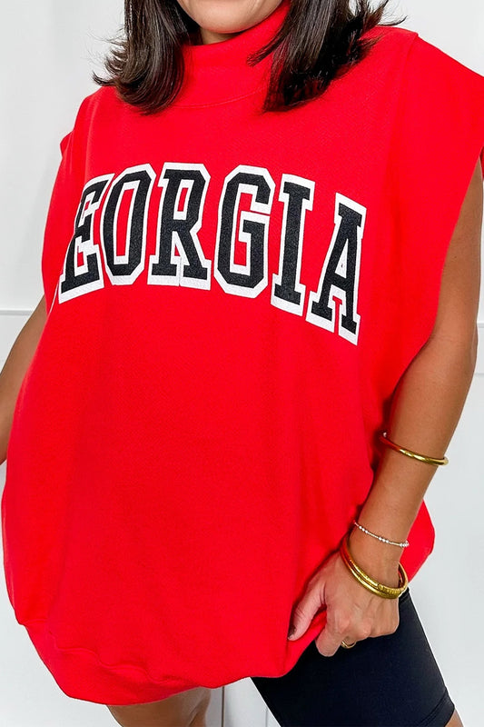 GEORGIA  Mock Neck Shirt (ships 1/29)