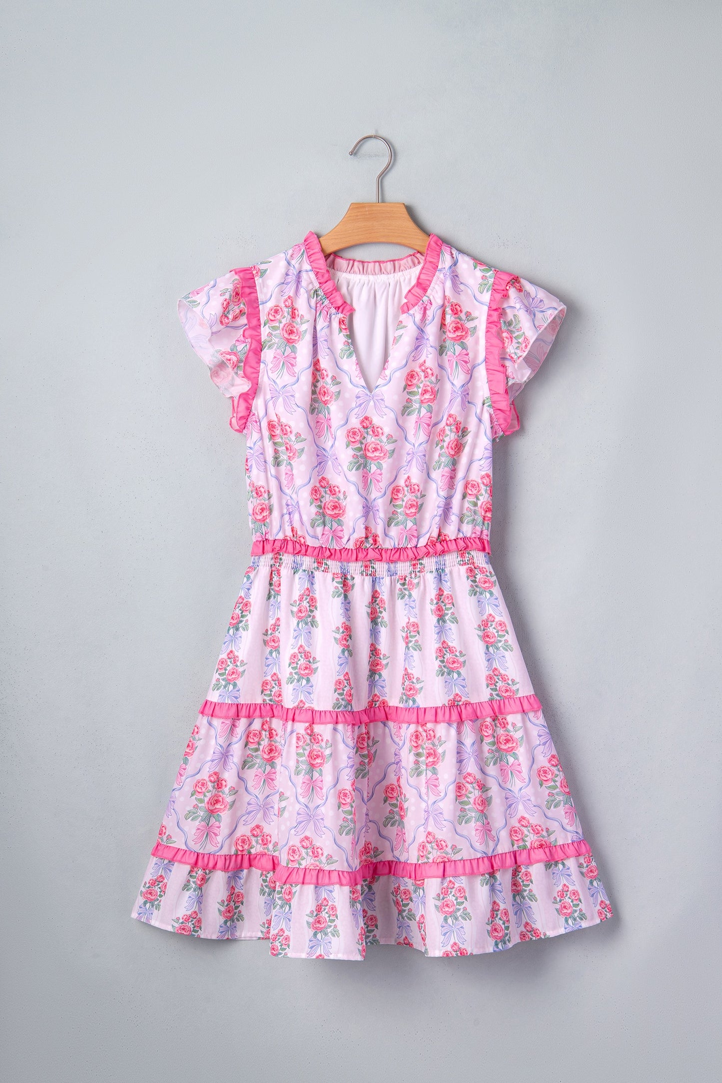 Tiered Ruffled Sleeveless Summer Dress
