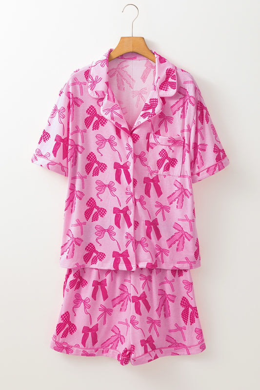 Pink Bow PJ Set