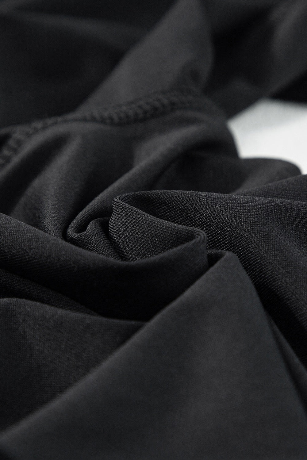 Black Athleisure Jumpsuit