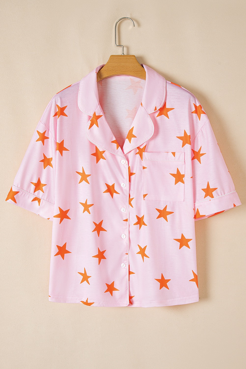 Pink Stars PJ Set