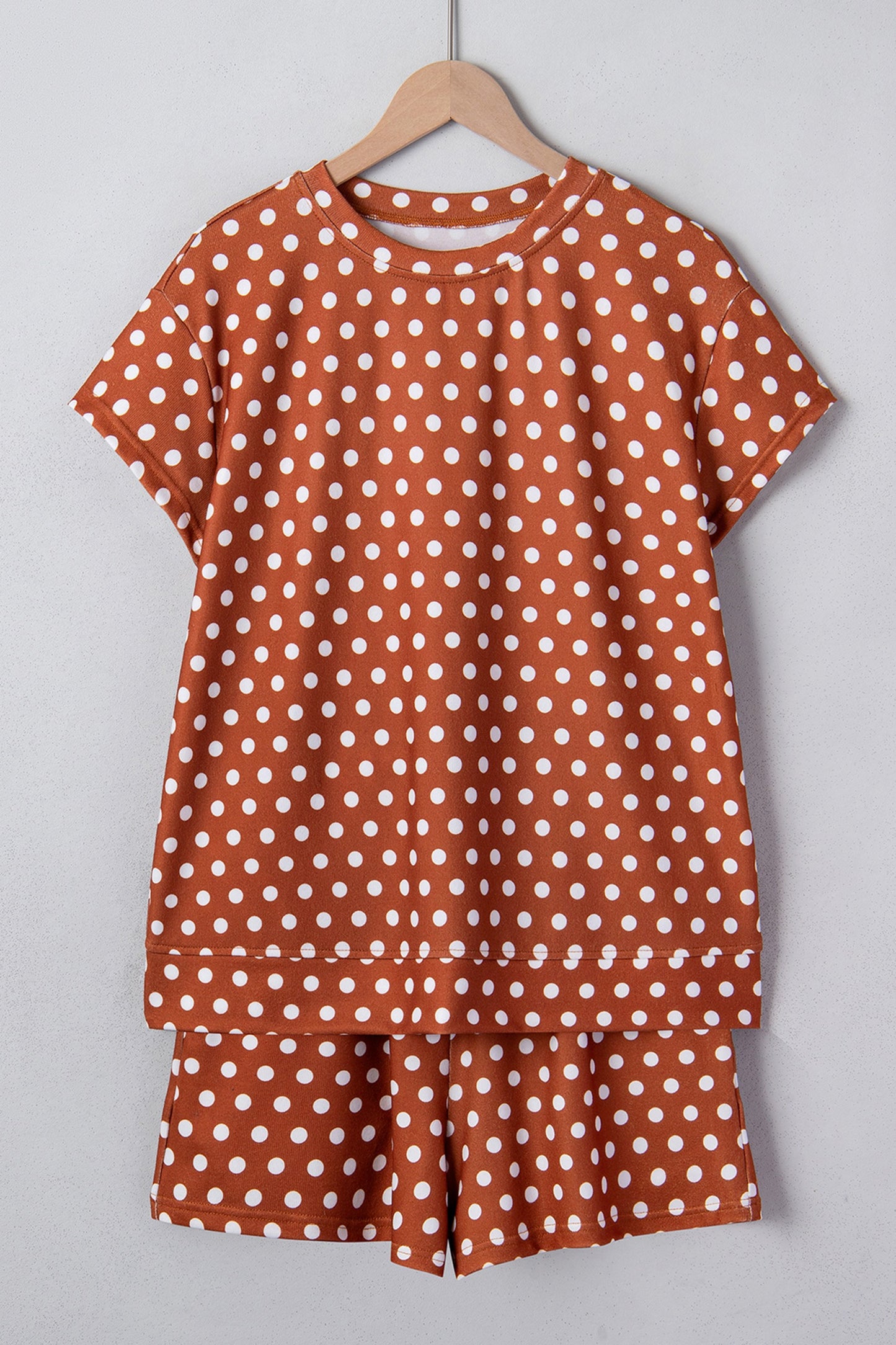 Brown Polka Dot Set