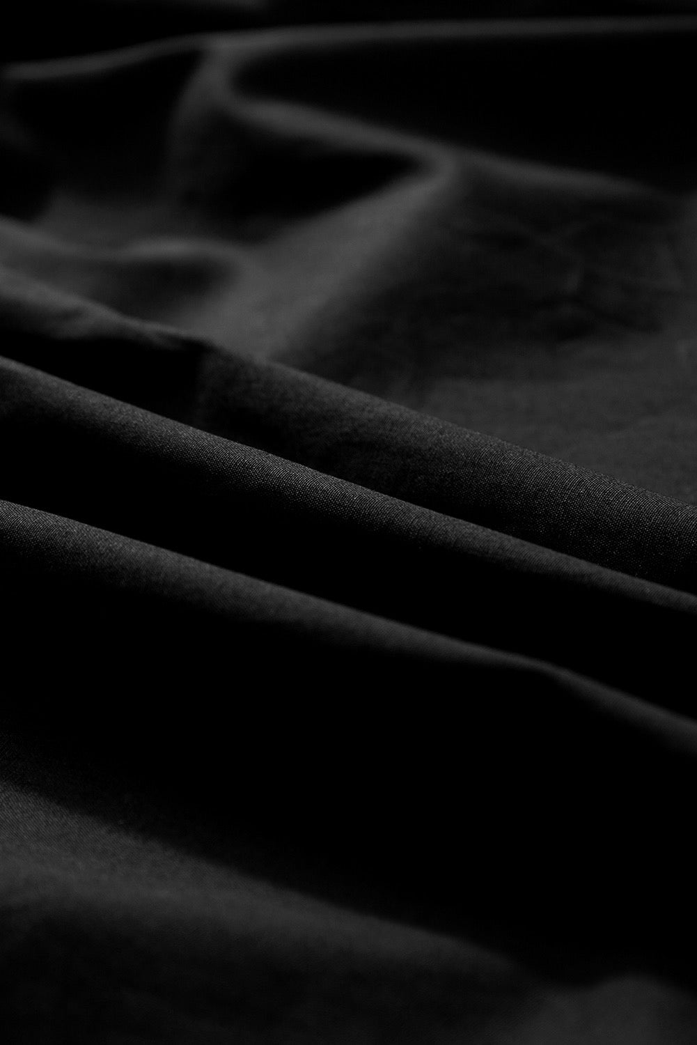Black Puff Sleeve Shirt