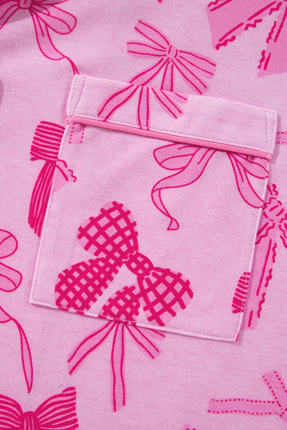 Pink Bow PJ Set