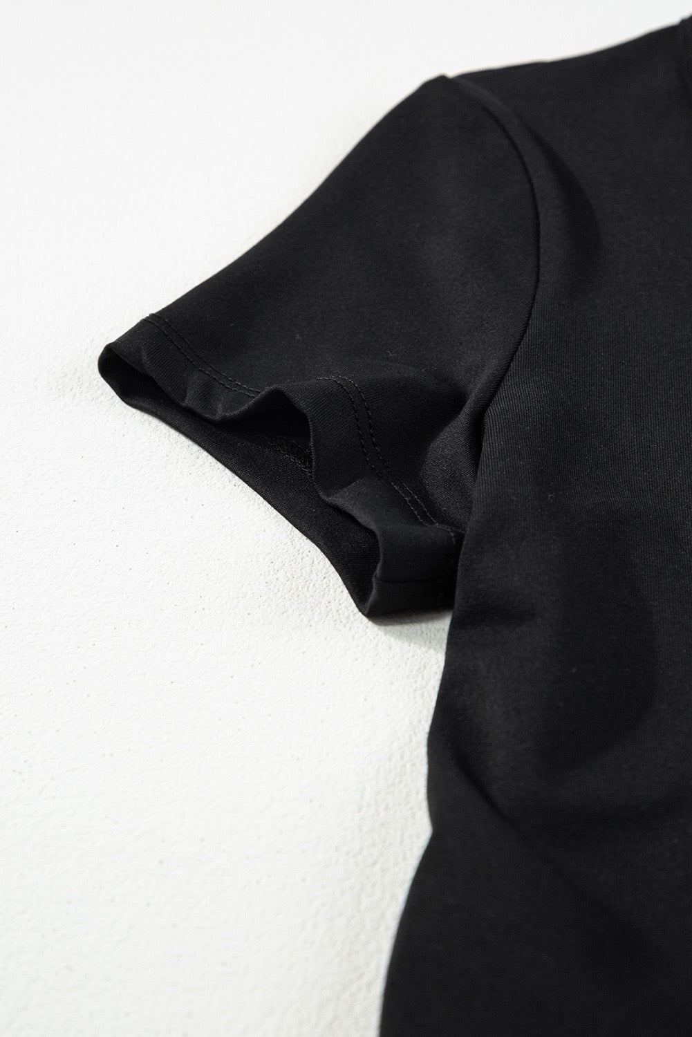Black Athleisure Jumpsuit